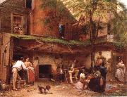 Eastman Johnson Negro life at the South oil